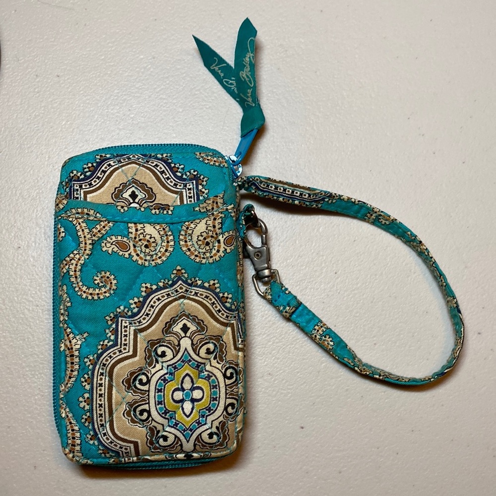Blue Paisley Vera Bradley Wristlet